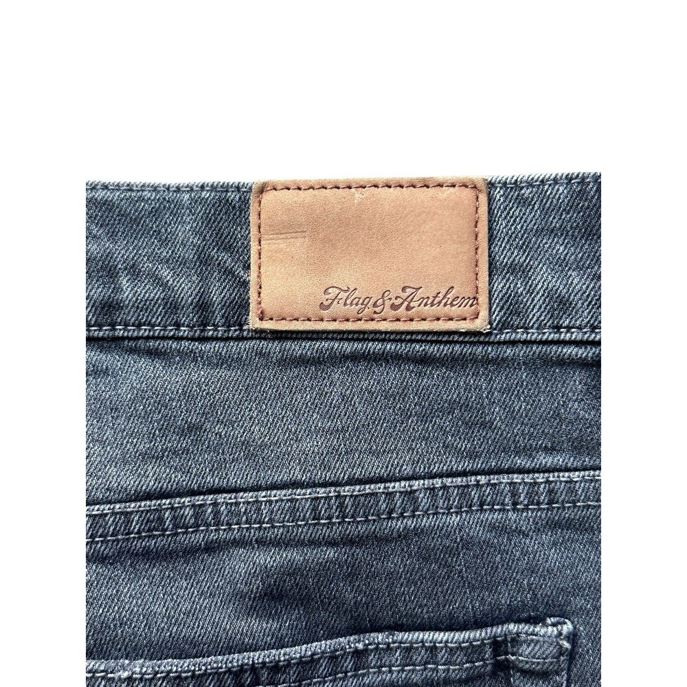 Flag & Anthem Men's 5-Pocket Denim BLACK Beckett Wash‎  42/32 Portland Relaxed - Picture 9 of 10